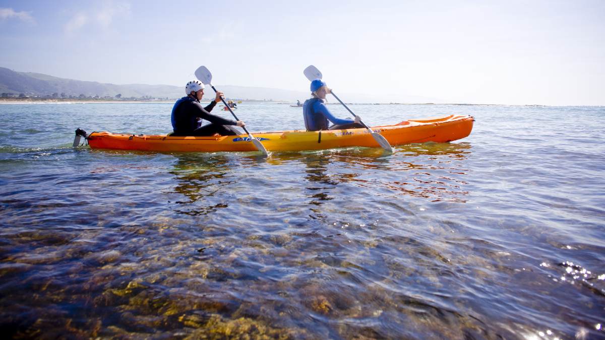 kayakers at Marengo